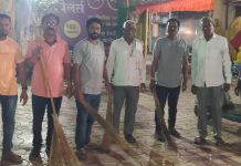 अखंड स्वच्छतेचा जागर, अष्टमीच्या पहाटे स्वच्छ्ता अभियान.