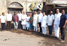 वणीत इंदिरा गांधींना अभिवादन.