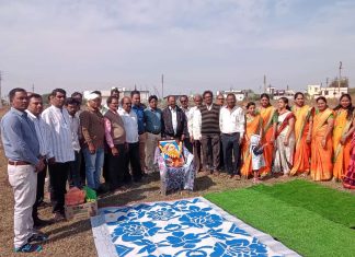 वरोरा येथे निष्काम कर्मवीर संत गाडगे महाराज पुण्यतिथी निमित्त अभिवादन