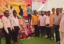 वरोरा येथे श्री संत गाडगे महाराज जयंती साजरी