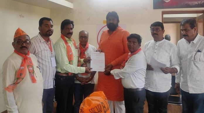 भाजपा जिल्हा शिक्षक आघाडीची कार्यकारिणी घोषित.