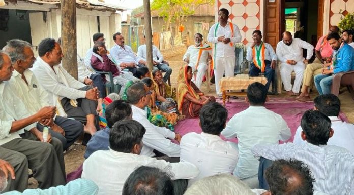 संजय खाडे यांची काँग्रेस उमेदवार विजयासाठी साठी प्रचारात आघाडी.