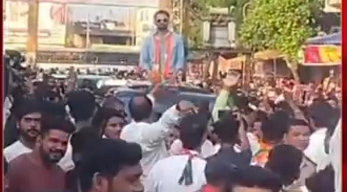 वरोरा, भद्रावतीत सुनील शेट्टी तर आज वणीत रविना टंडन.