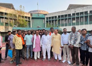 पावसाळ्यापूर्वी वणी – उकणी रस्त्याचे काम करण्याची संजय खाडे यांची मागणी.