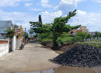 पावसाळा आणि सांडपाण्याच्या नालीचे खोदकाम…