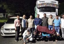 मारेगाव तहसील परिसरातून चोरी गेलेला ट्रक जप्त.