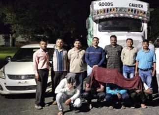 मारेगाव तहसील परिसरातून चोरी गेलेला ट्रक जप्त.