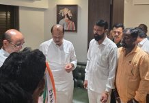 कोसरा येथील घरकुल निधीचा प्रश्न घेवून सचिन पचारे उपमुख्यमंत्र्याच्या दारी