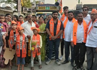 चला परिवर्तनासाठी एकत्र चालुया, वणी शहरात युवा सेनेचा प्रचाराचा झंजावात.