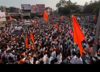 संजय देरकर यांचे शक्ती प्रदर्शन पाहून विरोधकांची तोंडत बोटे..