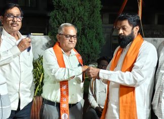 डॉ सुनील श्यामराव ठाकरे वडजापुर यांच्या शिवसेनेत प्रवेश…