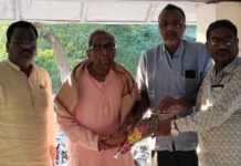 वणी विश्राम गृहात पत्रकार दिन साजरा, माधवराव सरपटवार व संजय खाडे यांचा सत्कार.