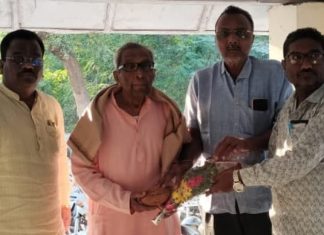 वणी विश्राम गृहात पत्रकार दिन साजरा, माधवराव सरपटवार व संजय खाडे यांचा सत्कार.