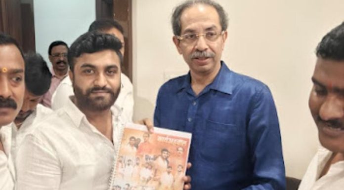 अजिंक्य शेंडे यांची शिववाहतूक सेनेच्या जिल्हाध्यक्षपदी निवड.