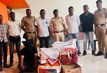 बंदी असलेल्या जीवघेणा सुगंधित तंबाखू साठा जप्त करण्यात वणी पोलिसांना यश.