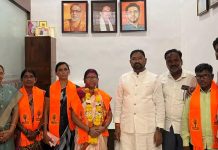 अडेगाव ग्रामपंचायत सरपंच पदाच्या चुरशीच्या लढतीत गंगाबाई काटकर विजयी.