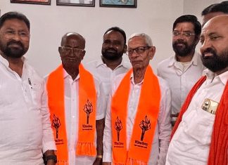 वणी तालुक्यातील सहकार क्षेत्रातील प्रसिद्ध नामांकित व्यक्तिमत्त्वांचा शिवसेनेत प्रवेश.