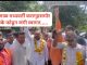 कारागृहातून सुटका होताच शिवसैनिकांचे फटाके फोडून स्वागत..