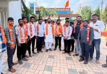 ब्राम्हणी, उकणी परिसरातील युवकांनी बांधले शिवबंधन.