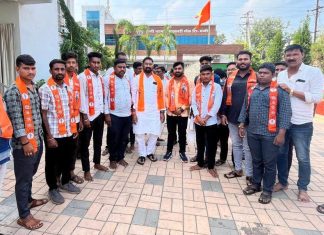 ब्राम्हणी, उकणी परिसरातील युवकांनी बांधले शिवबंधन.