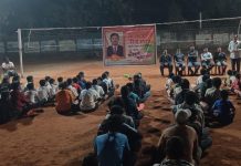 शासकीय क्रीडांगणावर कर्तव्यतत्पर क्रीडा अधिकारी स्व. चंद्रदीप शिंदे यांना श्रद्धांजली