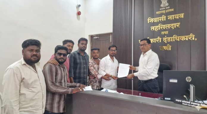 वणी शहरात क्रांतीवीर बाबुराव शेडमाके पुतळा बसविण्यासाठी पोलिस परवानगीचा मुद्दा चर्चेत.