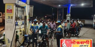 वणी शहरात पेट्रोलसाठी नागरिकांच्या लांबलचक रांगा — प्रशासन मात्र अनभिज्ञ!