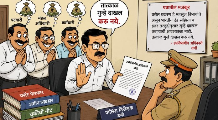 पटवारी-मंडळ अधिकाऱ्यांच्या कथित गैरव्यवहारावर पडदा?